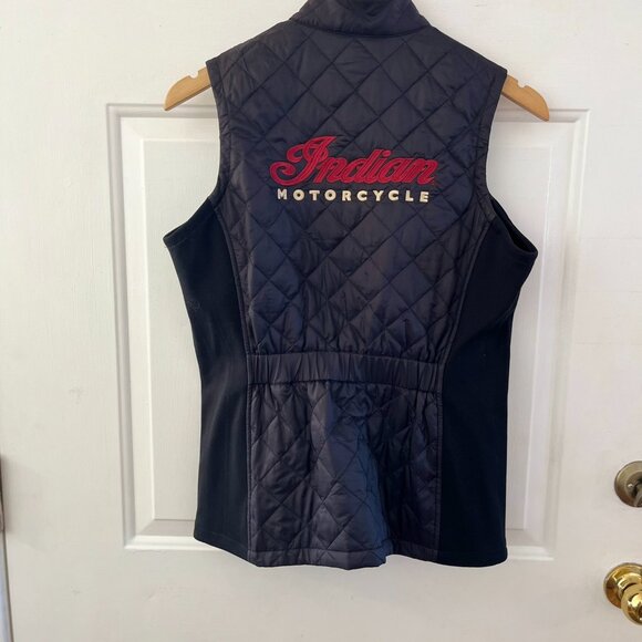 Indian Motorcycle Woman's Clayton Quilted Thro Vest Sz XS - Picture 5 of 11